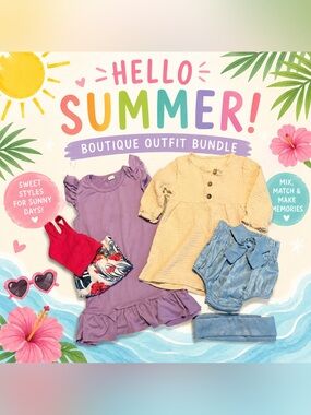 Girls Boutique Outfit Bundle Lot  | Baby/Toddler